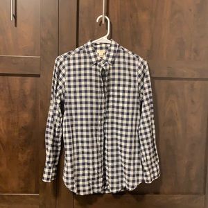 J.Crew Checkered Button Down